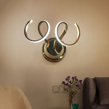 

Creative Led Wall Lamp Metal Iron/aluminum Art Sconces Wall Mounted Lighting Bedroom Decor Aisle Corridor Light Lamps Luminaire