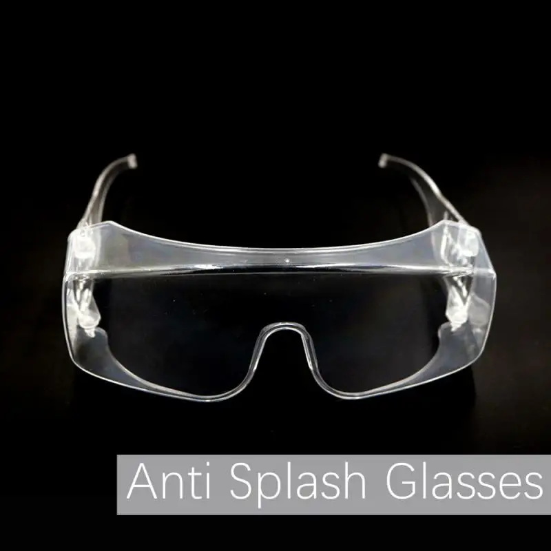 

Anti Splash Glasses Safety Lab Work Protective Anti-scratch Anti-fog Eye Protection Goggles Anti-dust Droplets Eyewear