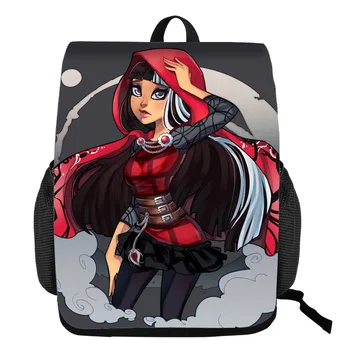 

2019 Afro Lady Girl Backpack brown women bag Africa Beauty Princess Backbag girls school case stationary Mochila bags