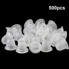 500Pcs Soft Silicone Microblading Tattoo Ink Cup Cap Pigment  Holder Container S/L For Needle Tattoo accessories Supply ► Photo 1/6