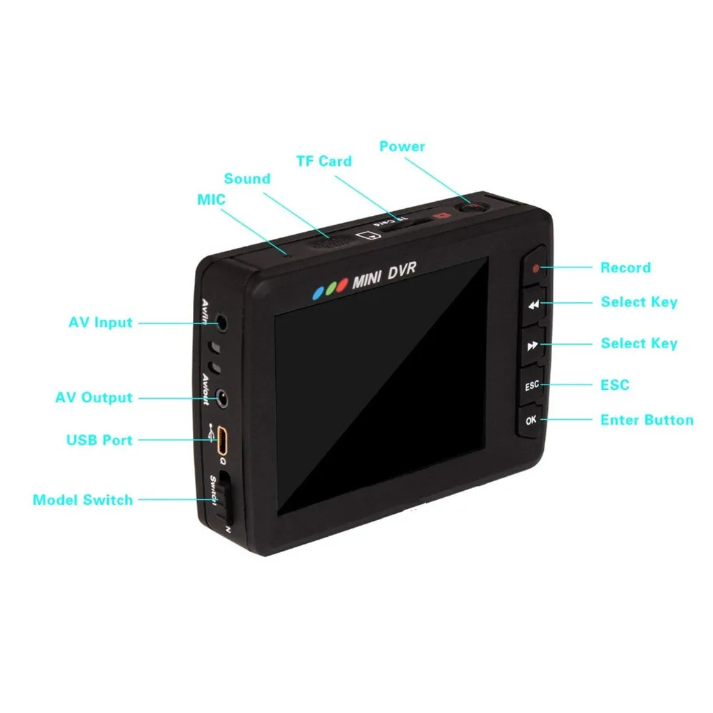 

2.5" LCD Angel Eye Mini DVR Recorder Camera Portable Video G-Sensor Recording Dash Cam