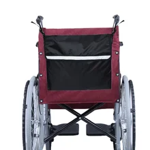 Легкий и портативный каркас инвалидной коляски рюкзак сумка со светоотражающей полосой для покупок мобильное колесо