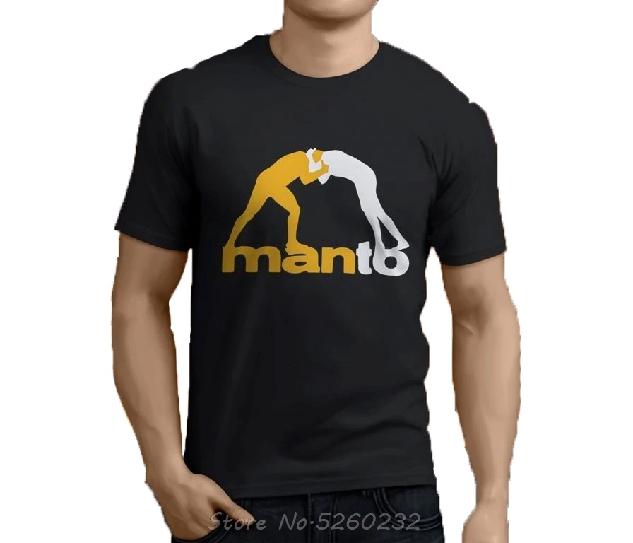 Новинка, Мужская черная футболка MANTO бразильского джиу-джитсу, размер S-3XL, футболка с принтом, Мужская футболка с коротким рукавом,, футболки, уличная одежда