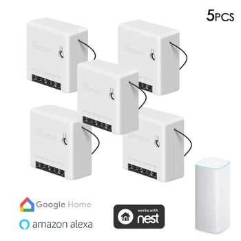 

5pcs SONOFF Mini Two Way Smart Switch 10A Supports DIY Mode Household Appliance Automation Switches Smart Home