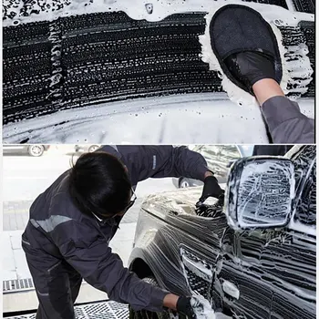 

Plush Car Wash Gloves Bear Paw Car Imitation Wool Winter Cleaning Car Waxing Polishing Noodles Cleaning Gloves