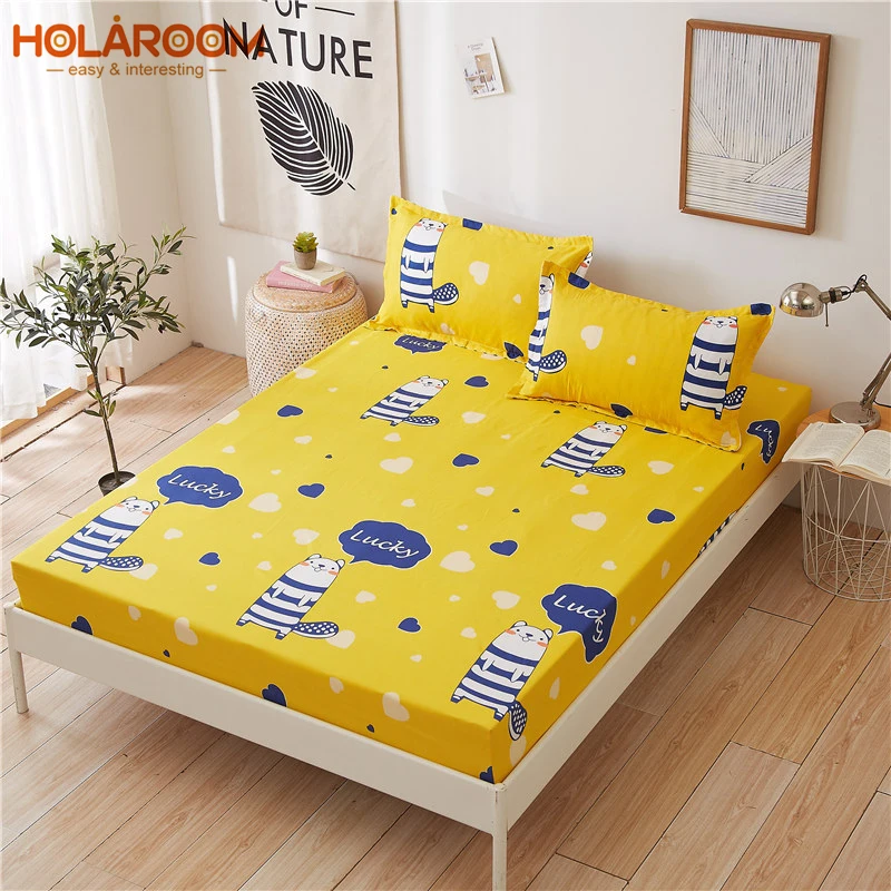 Новый чехол для матраса с принтом противоскользящий пылезащитный натяжная