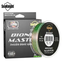 SeaKnight BIONIC MASTER 150м 164yds нейлоновая леска Гладкая нейлоновая линия леска монофильная Mono леска 2-25LB леска плетеная двойные цвета fishing tackles Saltwater Freshwater Fishing Пятнистая нейлоновая линия