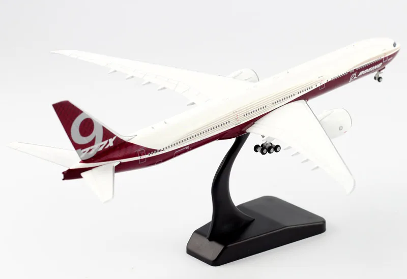 Специальный литой металл 1/400 LH4126 модель самолета Boeing777-9x домашний дисплей коллекционные игрушки для детей