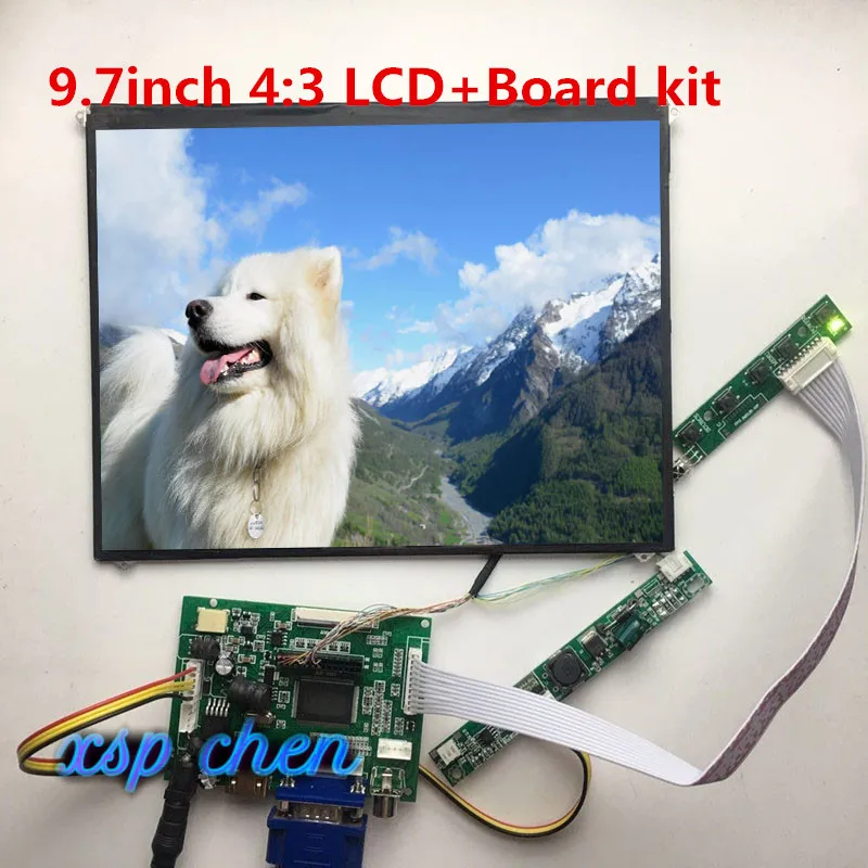 

1024X768 9.7"LP097X02 LTN097XL01 SLN1 IPS LCD Panel HDMI VGA Audio LCD Controller Board LVDS 30 Pins For Tablet PC Pad Screen