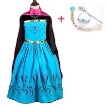 Летнее платье для девочек; нарядные платья для девочек; костюм принцессы Белоснежки, Золушки, Спящей красавицы, Софии для костюмированной вечеринки; одежда
