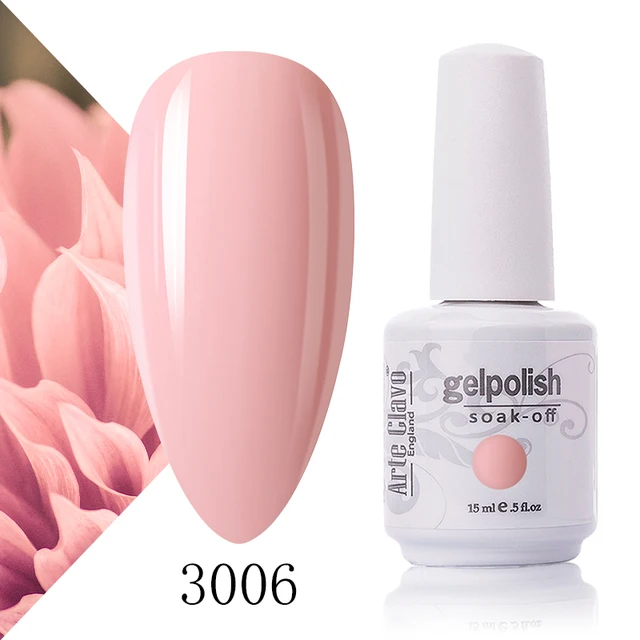 Arte Clavo 131 Colors Gel Polish Nail Gel Varnish Paint Semi Permanent Nails Art Gel Nail Polish For Manicure Top Coat Base Coat 3006