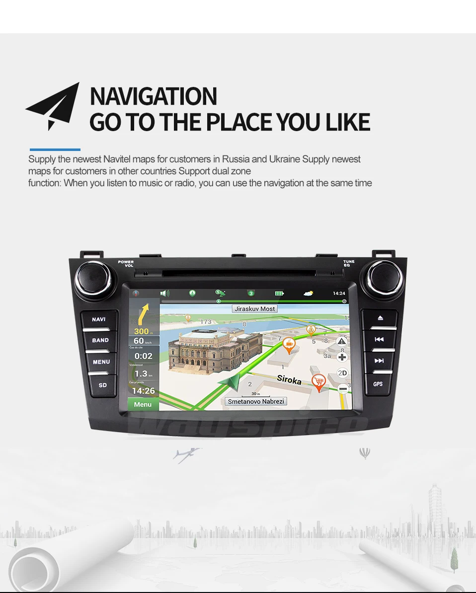 Wayspice android 9,0 автомобильный dvd для Mazda 3 2012 2012 2013 автомобильный Радио мультимедийный плеер