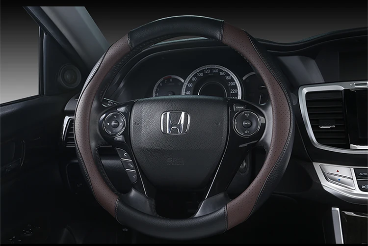 Honda Tenth Generation Accord 10 S 9,5 Nine Generation 9 Generation 8 Generation только ультратонкий Автомобильный руль из натуральной кожи