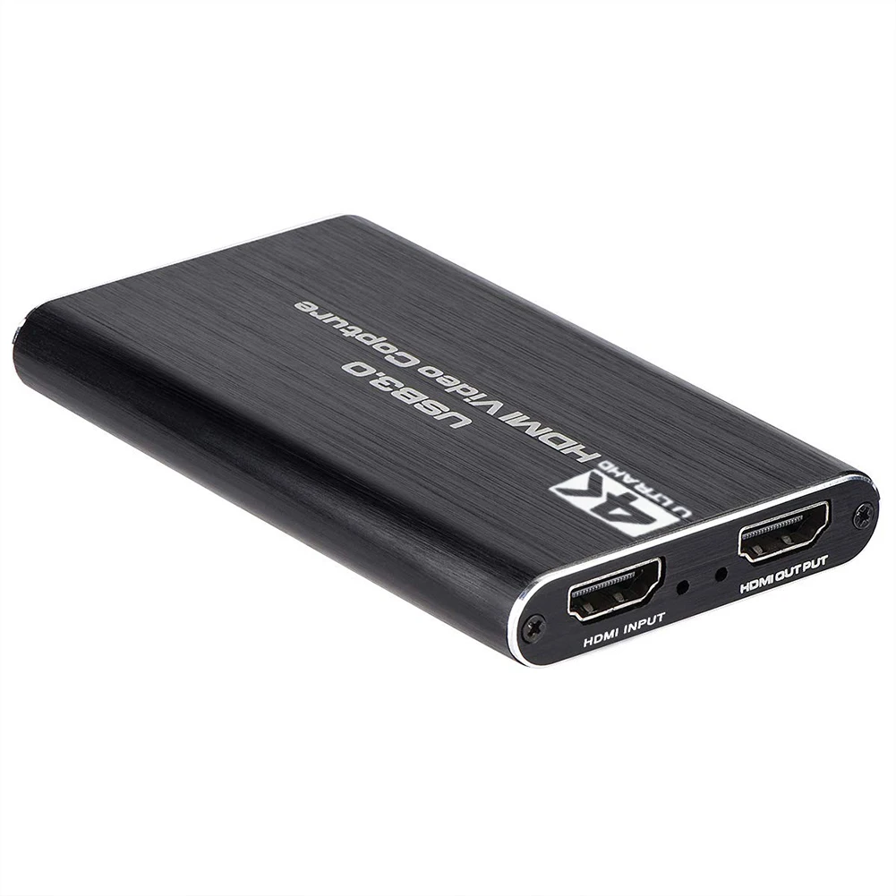 4K HDMI Игровая карта захвата USB3.0 1080P надежное портативное устройство для карт