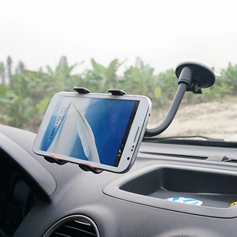 Автомобильный держатель для телефона Универсальный 360 градусов гибкий держатель для приборной панели лобового стекла gps