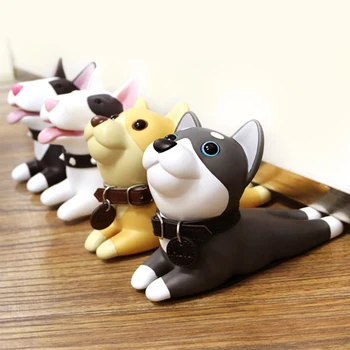 

Safety Creative Wedge Doorstop Cute Cartoon Dog Pig Mouse Door Stopper Silicone Child Foot Safe Baby Protect for Home Office
