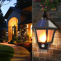 Lampes solaires, lampe murale d'extérieur étanche à Led, lumière de sécurité pour décoration de paysage 