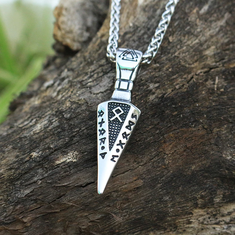 1 個北欧バイキング Valknut 三角矢印ルーンペンダント男性ネックレスステンレス鋼バイキングルーン文字 Pendant Necklaces Aliexpress 1 個北欧バイキング Valknut 三角矢印ルーンペンダント男性ネックレスステンレス鋼バイキングルーン文字 Pendant Necklaces Aliexpress