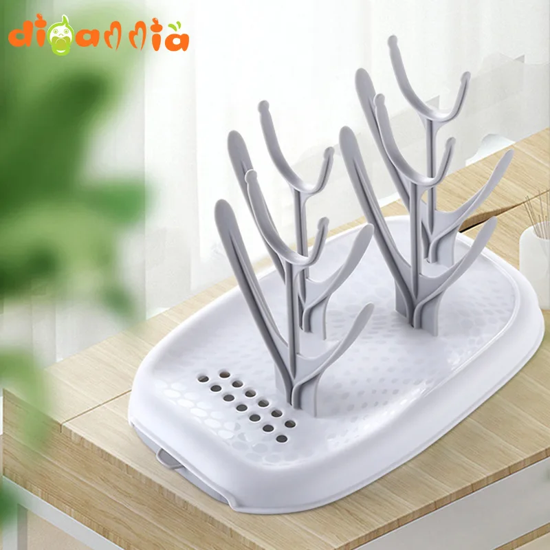 

Mother Baby Products Infant Bottle Drying Rack Baby Tree Draining Rack for Feeding Bottle Children Multi-function Feeder Drain R