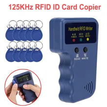 125 кГц RFID копировальный аппарат писатель Дубликатор Программист считыватель T5577 EM4305 5200 перезаписываемые радиочастотные считыватели идентификационные бирки карты