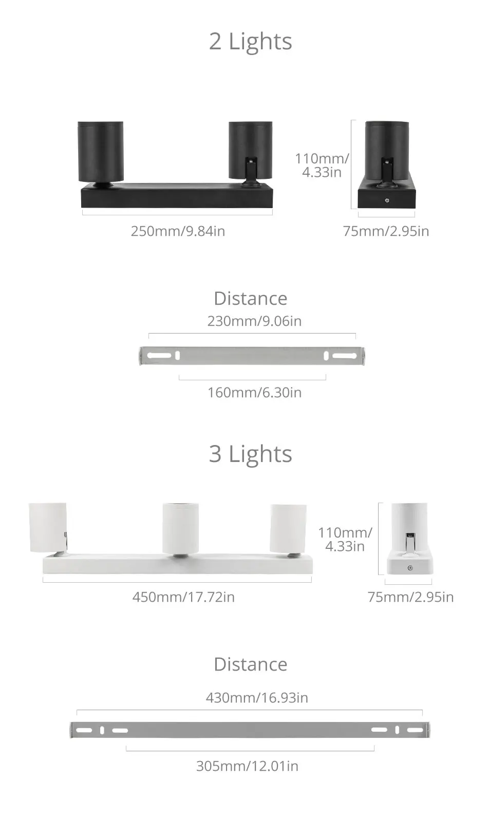 Промышленный GU10 Трековый светильник, фазовый Регулируемый потолочный светильник для магазина одежды, гостиной, беспроводной точечный светодиодный светильник в виде рельса