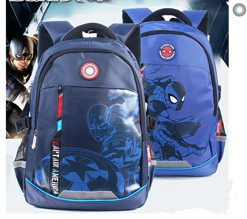 Disney New spider man school bags for boys large capacity water proof primary school backpack teenage kids Mochilas Escolar