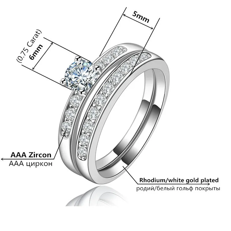 New-Brand-Jewelry-Ring-Vintage-0-75-Carat-Shine-Stone-Cincin-Wanita-Stackable-Double-Rings-for (1)