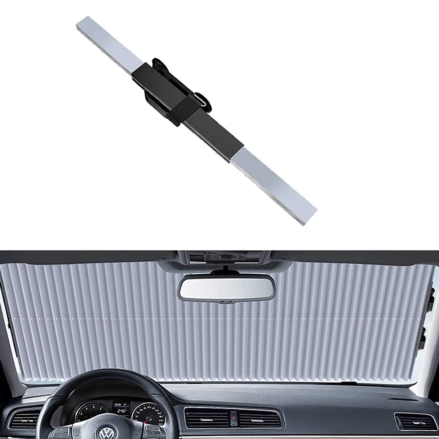 

Vehicle Shade Summer Car Windshield Sunshade Sun Shade Automatic Telescopic Sun-resistant Sunshade