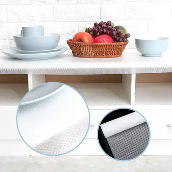 

Reusable Transparent Drawer Mat Cabinet Mat Waterproof Moisture-proof Washable Paper Shelf Liner Drawer Contact Dustproof K1R5