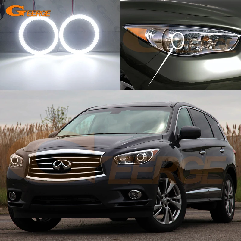 Для Infiniti QX60 JX35 2011 2012 2013 2014 2015 отличный ультра яркий SMD СВЕТОДИОДНЫЙ ангельские