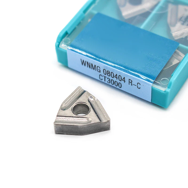 

10PCS WNMG080404 R C CT3000 External Turning Tools Cermet Grade Carbide insert Lathe cutter Tool Tokarnyy For Steel