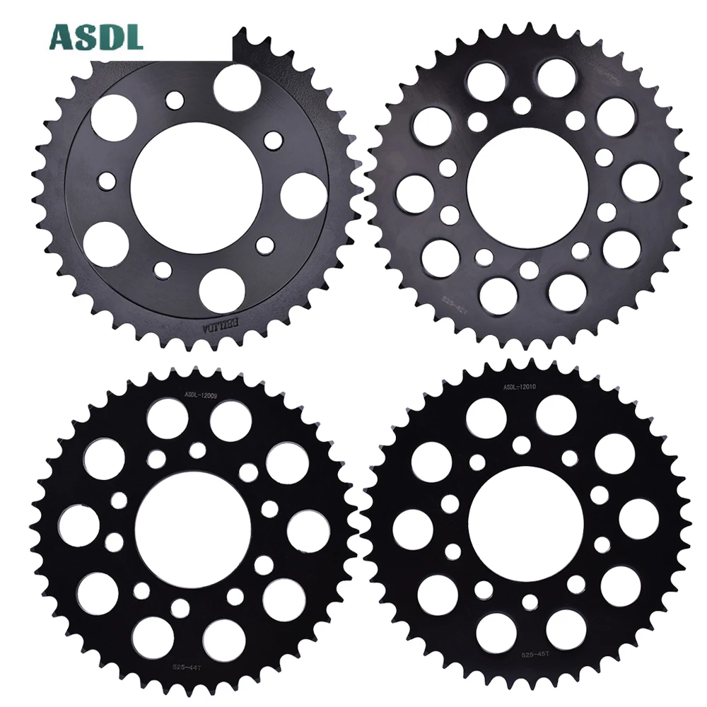 

525 39T 42T 44T 45T Rear Sprocket For Honda VRX400 VRX400T Roadster NC33 VRX 400 VT600 VT600C Chopper Shadow Deluxe VT 600 a#
