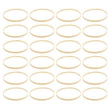 

20Pcs Bamboo Rings Hoops Macrame Rings Round Dreamcatcher Rings Hoops for DIY Craft Dream Catcher 15cm