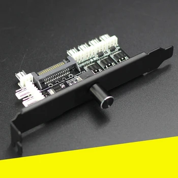 

8 Way Speed Controller Cooling Fan Heat Dissipation PCI Electronic Convenient Manual Adjustable Desktop Computer High Power