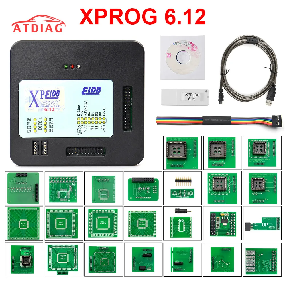 Бесплатная доставка XPROG V6.12 X PROG коробка Xprog ECU Программатор инструмент XProg ELDB 6 12 M