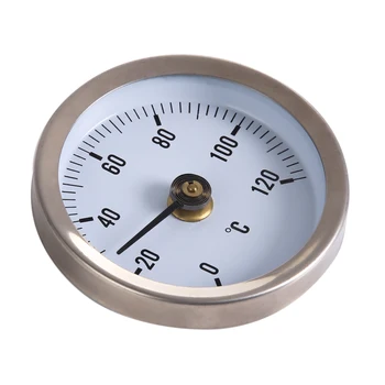 

Pipe Spring Clip-on Thermometer Temperature Gauge 63mm 0/120C Thermal Pas PTSP
