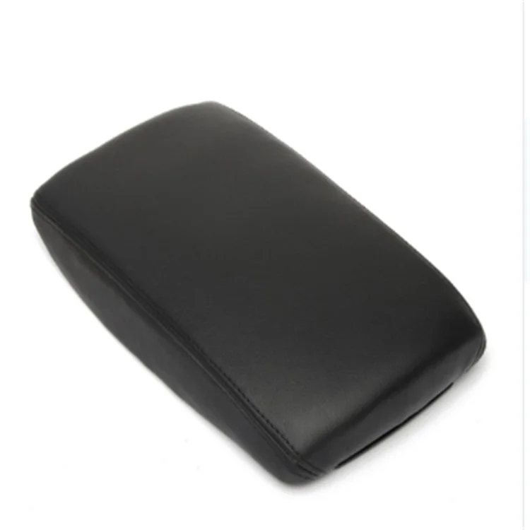 CNWAGNER Auto-Stil Leder Schwarz Beige Grau Auto-Armlehnenabdeckung Mittelkonsole Armlehnenabdeckung für Audi A6 C6 2005-2011 für Autos – Detail 3