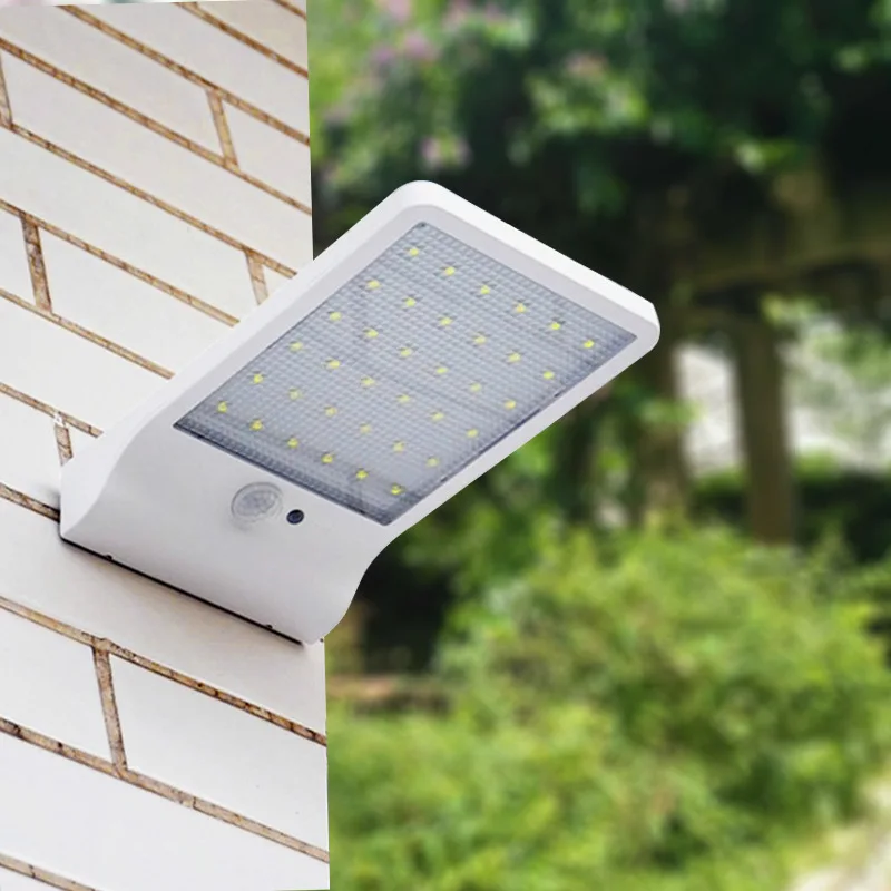 

Amazon New Style 36LED Solar Lights Human Body Sensing Wall Lamp Ultra-Thin Outdoor Waterproof Courtyard Countryside Street Lamp