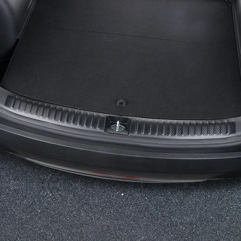 

1pc PU For KIA Seltos 2020 Rear Trunk Threshold Bar Decorative Cover KX3