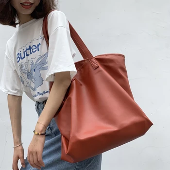 

Shoulder Big Bag Female 2020 Spring and Summer New Fashion Ins Net Red Wild Fashion Tote Bag Large Capacity Shopping Bag