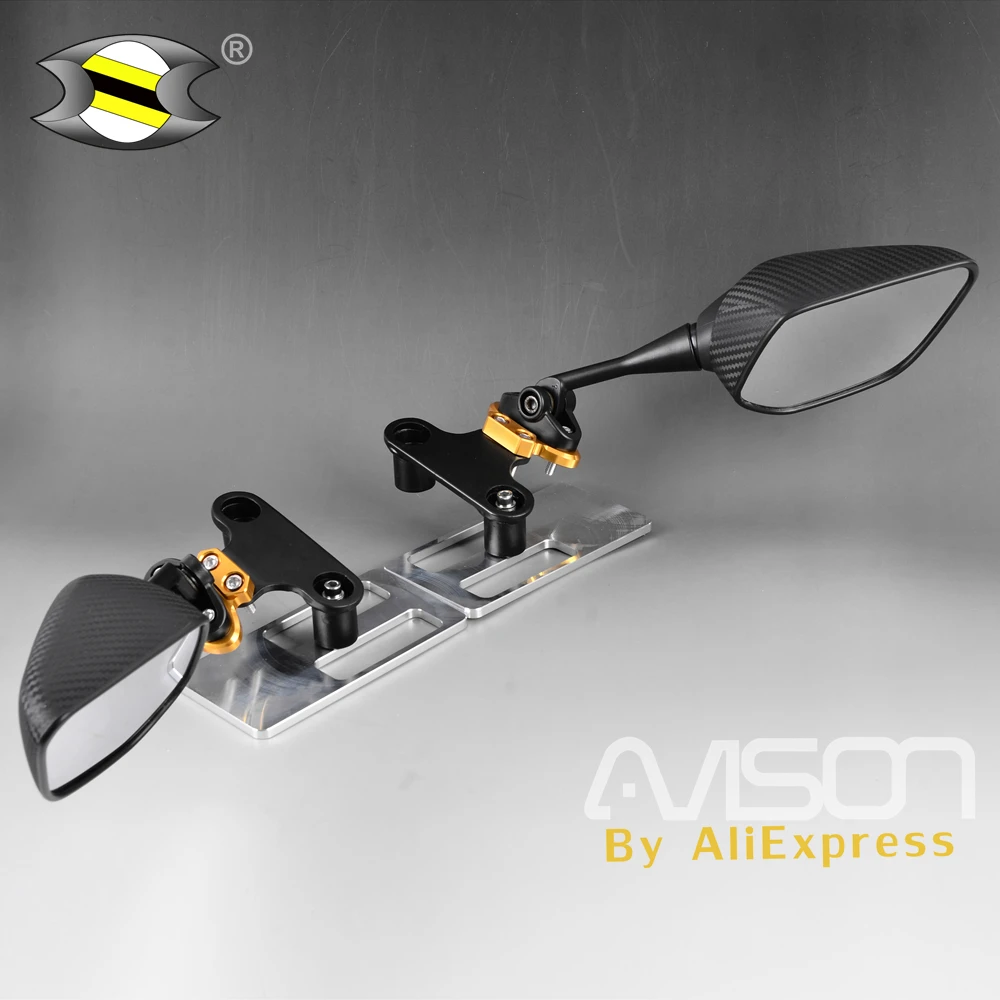 For XMAX X-MAX 250 300 Mirror Bracket Motorcycle Modified Front Rear Side View Mirrors Adapter Fixed CNC