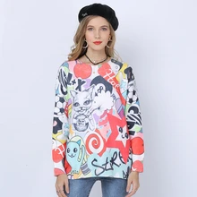 Lovely Girls Cartton Printed Pulllovers 2020 Autumn Winter Sweater Women O Neck Long Sleeve Knitted Jumper Tops 2020 Pull Femme Lovely Girls Cartton Printed Pulllovers 2020 Autumn Winter Sweater Women O Neck Long Sleeve Knitted Jumper Tops 2020 Pull Femme