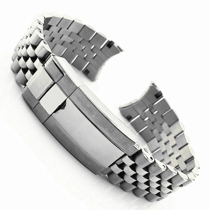 20mm Stainless Steel Replacement Wrist Watch Band watchband Strap Bracelet Jubilee with Oyster Clasp For Rolex GMT Master II | Наручные