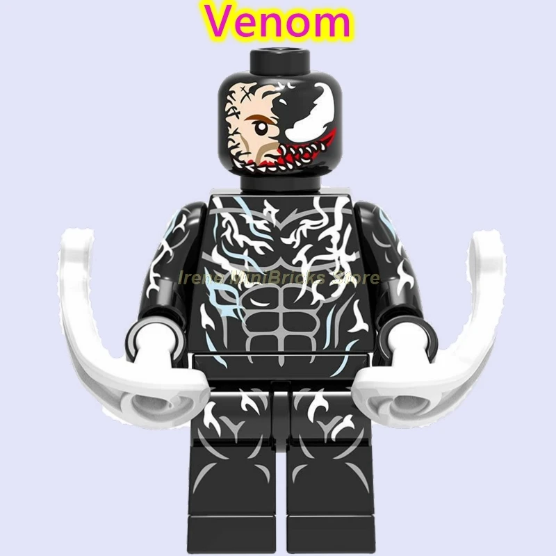 Кораллово-Красный Dragon Ball Super Broly Son Goku Venom Человек-паук Дэдпул Antman Thanos Marvel Broli строительные блоки игрушки для детей аниме - Цвет: Кораллово-Красный