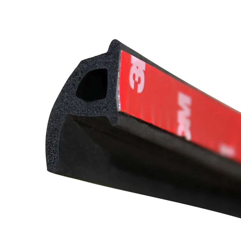 

P-Type Car Sealing Strip Special Dust-Proof Strip For Edge At The Bottom Of The Four Doors 3M Adhesive Windproof And Soundproof