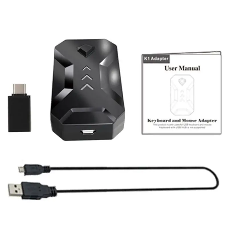 

K1 Game Controllers Adapter USB Converter Video Game Keyboard Mouse Adapter for Switch XBOXONE PS4 PS3 Gaming Accessaries