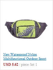 CONEED Fashion Waist Packs Unisex Sports Waterproof Belt Multi-Function Bag Zipper Messenger Bag Pouch Run Chest Waist Bag