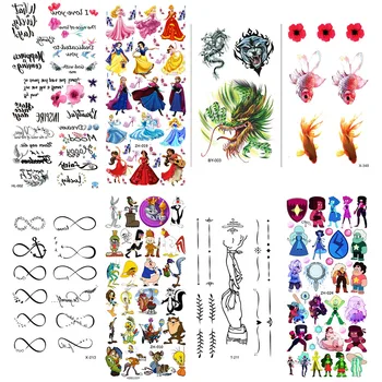 

Temporary Tattoo Sticker Fake Tatoo Cute Stickers Tatto Body Cool Tattoos For Hand Sleeves Temporaria Tatu Waterproof