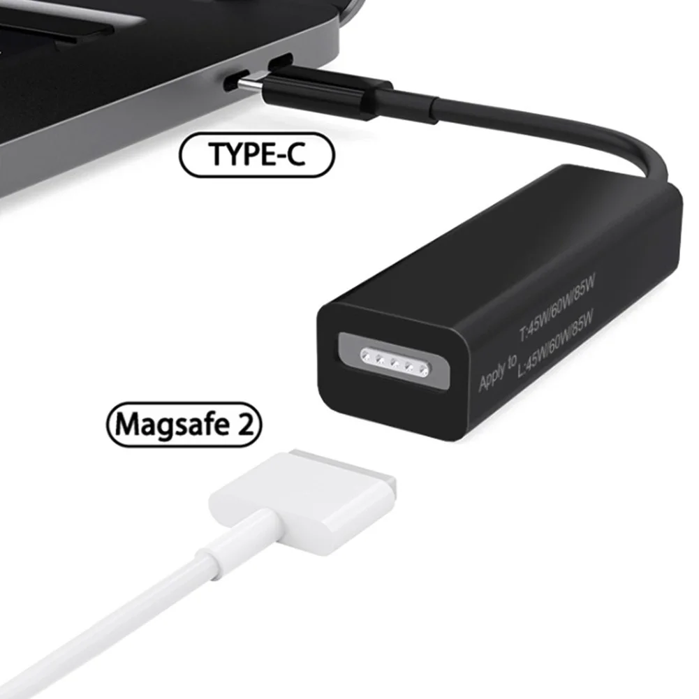 USB 3,1 Тип C штекер для Mag. safe 2 5Pin Женский кабель конвертер адаптер для Macbook 45 Вт 60 Вт черный белый кабель конвертер адаптер