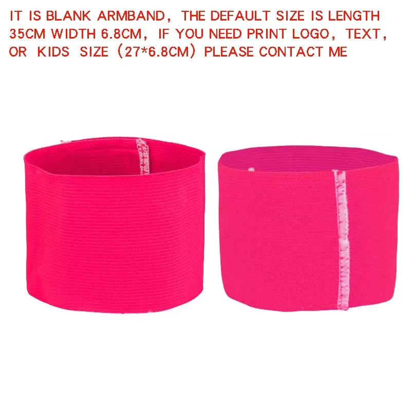 pink 5pcs 5pcsnew лидер эластичные спортивные аксессуары капитан чехол для телефона на руку профессиональная Настройка Футбол Открытый чехол для телефона на руку строчка значок - Цвет: pink 5pcs